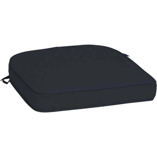 Arden Selections ProFoam 20 In. W. x 3.5 In. H. x 19 In. L. Acrylic Outdoor Wicker Chair Seat Cushion, Classic Navy Blue